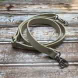 Bőr oldaltáska pánt -  ekrü