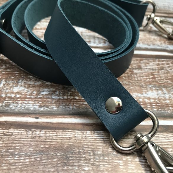 Bőr oldaltáska pánt -  farmer