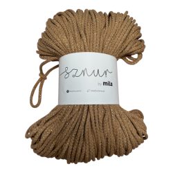 Zsinórfonal 5 mm - toffie-arany