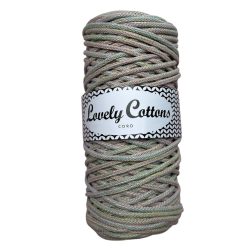 Lovely Cottons zsinórfonal 3 mm - Szivárvány mix