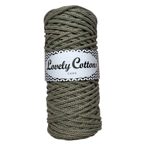 Lovely Cottons zsinórfonal 3 mm - Zsályamező