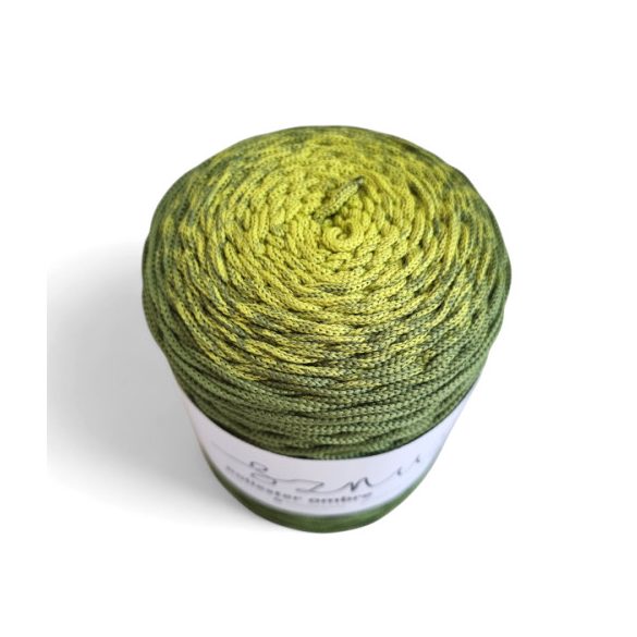 Ombre poliészter zsinórfonal 3 mm - 300 m, lime-avokádó