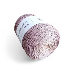   Ombre poliészter zsinórfonal 3 mm - 300 m, nude- dirty pink