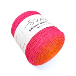   Ombre poliészter zsinórfonal 3 mm - 300 m, narancs - Barbie