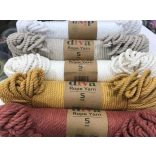 Makramé Rope 5 mm - piros