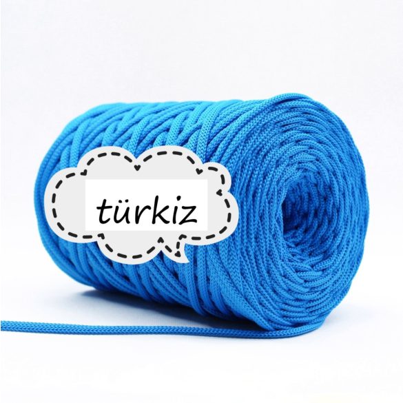Lapos poliészter zsinórfonal by PIMOtki - türkiz