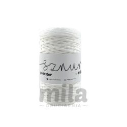 Poliészter zsinórfonal 3 mm - fehér
