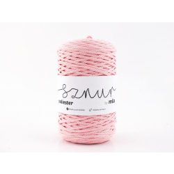 Poliészter zsinórfonal 3 mm - babarózsaszín