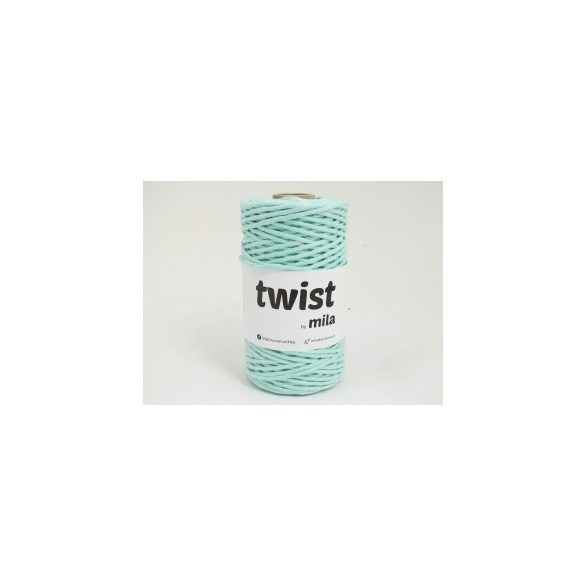 Twist sodrott pamutfonal 3 mm - menta