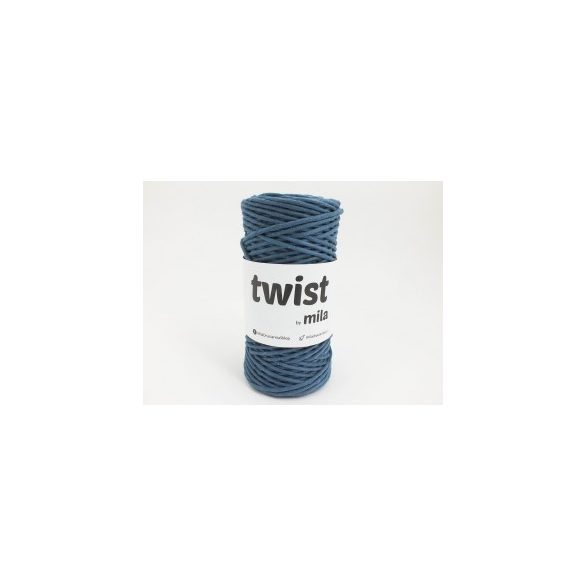 Twist sodrott pamutfonal 3 mm - petrol