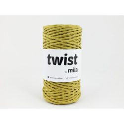 Twist sodrott pamutfonal 3 mm - golden kiwi