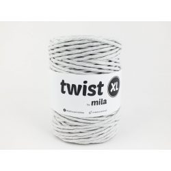 Twist XL sodrott pamutfonal 5 mm - világos szürke