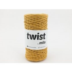 Twist sodrott pamutfonal 3 mm - okker