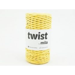 Twist sodrott pamutfonal 3 mm - citromsárga