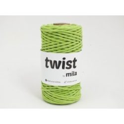 Twist sodrott pamutfonal 3 mm - lime
