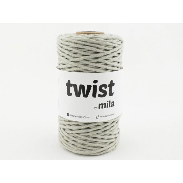 Twist sodrott pamutfonal 3 mm - világos oliva