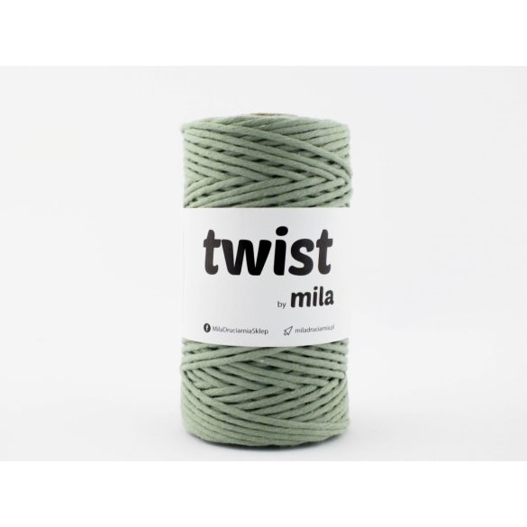 Twist sodrott pamutfonal 3 mm - zsálya